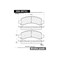 Centric Parts Fleet Performance Brake Pad W/Hardware, 306.09741 306.09741 - alternate 7